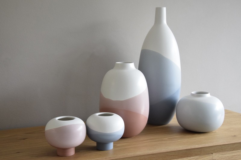 BLUE PINK COLLECTION: CERAMIC VASES | VP Interiorismo